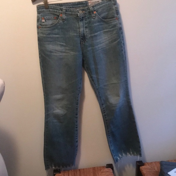 New AG  Anthropologie Jodi Crop high rise flare 27 - Picture 4 of 8